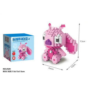 Bán buôn trẻ em phim hoạt hình khâu phim hoạt hình nhựa <span class=keywords><strong>mini</strong></span> khối xây dựng mô hình giáo dục Micro gạch đồ chơi trò chơi - Product Image 6