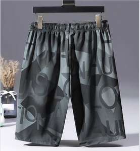 กางเกงกีฬาขาสั้นลำลองเอวสูงของผู้ชายกางเกงไตรมาสใหม่สำหรับชุดชายหาดไซส์ใหญ่ - Product Image 3