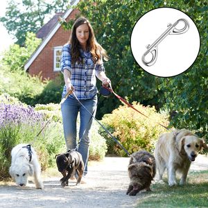 Vente en gros <span class=keywords><strong>de</strong></span> crochet pivotant en acier inoxydable 304 pour usage extérieur Clip en métal Girevole Clip mousqueton à ressort en fer - Product Image 2