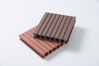 Planches de terrasse rainurées en WPC pour piscine extérieure et décoration de jardin, design moderne et imperméable