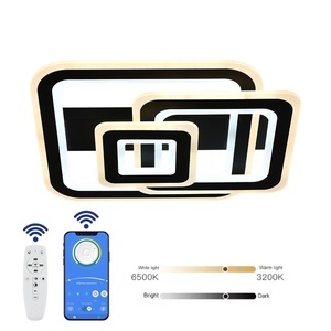 Fancy Smart Home Lamp Accesorios de control remoto Casa moderna Diseño montado Spot Panel Hall Comedor Interior Led Luz de techo - Product Image 4