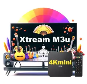 Android smart tv box Android Media Player Revendeur Panel 24h IPTV 4K Test gratuit M3u Box