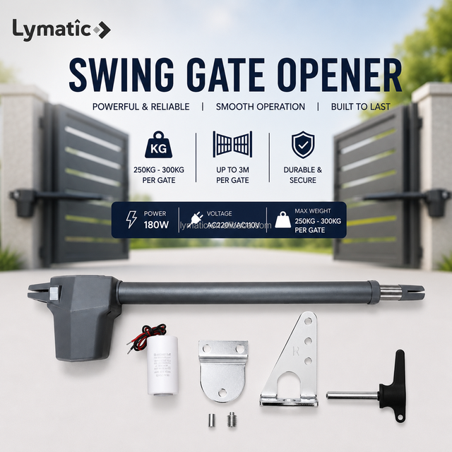 Smart Wifi Control Swing Door Motor Folding Gate Opener Kit AC 220V