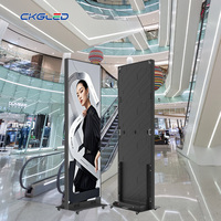 Affichage LED portable et pliable pour intérieur, écran d'affichage numérique, panneau d'affichage numérique, affiche LED ultra-mince HD P2.5 P1.86