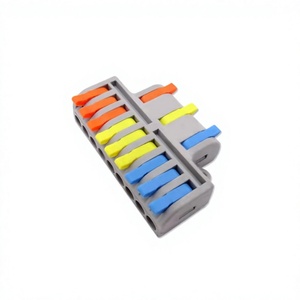 Bloque de Distribución de Conectores de Cable Industriales de 3 Entradas y 9 Salidas, Rango de Cable de 0.08-4mm², Contactos de Latón, Nylon AP-93 - Product Image 6