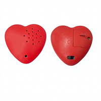 Juguetes con Módulo de Grabación de Voz en Forma de Corazón de Plástico Ecológico Personalizados |   Chip de Sonido Grabable de 30 Segundos |   Fabricante OEM/ODM