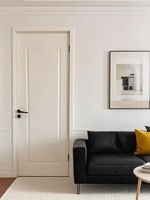 Porte intérieure moderne personnalisée, étanche, à panneau plein en bois massif, non en MDF alvéolé, pour maison, bureau, chambre, école