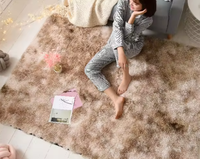 Modern High Pile Eco-Friendly Super Soft Master Bedroom Rug Mat Snow Sledge Play Set Carpet