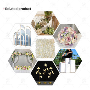 Fournitures de décoration de mariage Plante Fleur Décoration <span class=keywords><strong>Rose</strong></span> Panneau mural Fleur Mur Faux - Product Image 5