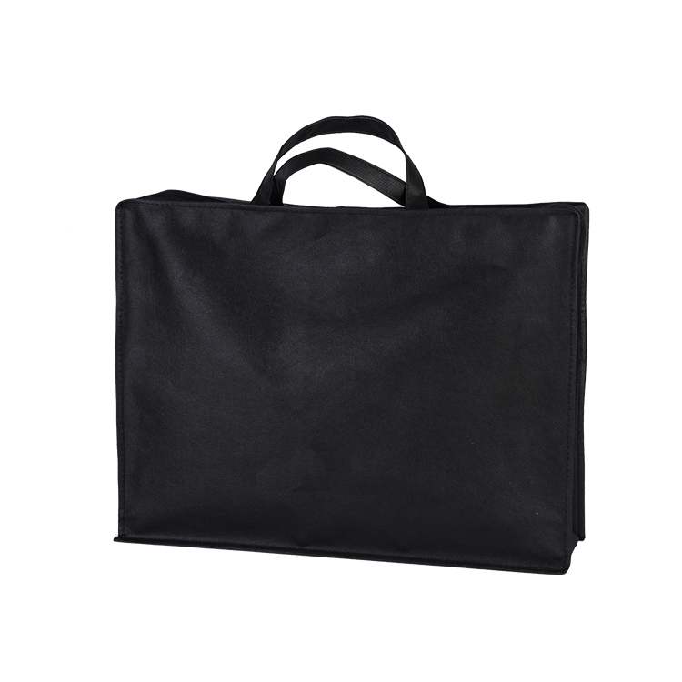Top quality extra large reusable non woven bag with zipper and can be with your logo on it shopping non woven bags