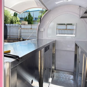 Camion de restauration rose pastel esthétique, cuisine mobile pour les entreprises de <span class=keywords><strong>café</strong></span> et de <span class=keywords><strong>boulangerie</strong></span> - Product Image 4