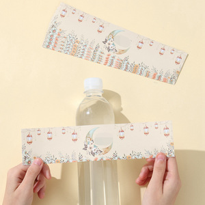 Etiquetas Personalizadas para Botellas de <span class=keywords><strong>Agua</strong></span>, Etiquetas Adhesivas para Botellas de Jugo de Plástico, Etiquetas para Botellas para Bodas, Fiestas Empresariales - Product Image 2