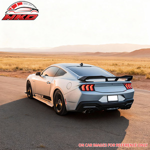 Convient pour Ford Mustang 2024-2026 Dark Horse HP Style Spoiler de coffre avec aileron arrière en fibre de carbone - Product Image 2