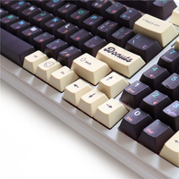 Sweet Donuts Keycaps Durable Pbt 129 Keys Dye-Sub Cherry Profile Keycaps for 61/87/104/108 Mx Switch Mechanical Keyboard