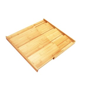Bamboo Multi Layer Spice <b>Rack</b> With Drawers Pull Out Shelves Tiered Bottle Organizer For <b>Kitchen</b> Storage - Product Image 2
