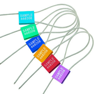 Sello de cable de seguridad de aluminio ISO 17712, sello de seguridad para remolque, sello metálico para puerta - Product Image 1