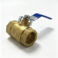 Robinet à bille en laiton à filetage femelle, manuel, haute température, OEM pour conduites d'eau et de gaz