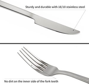 Bulk Luxury Gold Sustainable Stainless Steel Cutlery Set Dinner Spoon Fork Knife Durable Dishwasher Safe for Wedding Hotel Use - Product Image 4