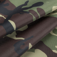 Tissu Oxford tissé camouflage 100% polyester 600D PU léger 190GSM imperméable pour bagages, chaussures, imprimé camouflage woodland pour filles