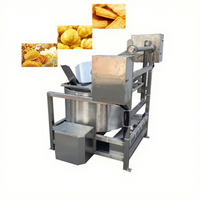 Automatische frituur-ontvettingscentrifuge met menger voor de verwerking van aardappelen, frieten, fruit en groenten