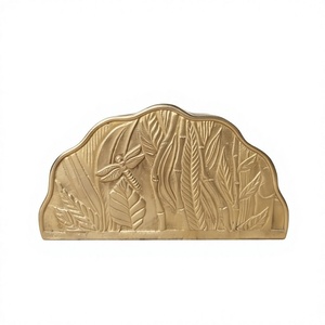 Servilletero Metálico con Diseño de Libélula, Texturizado, para Cocina y Comedor, Artículo para Pedidos al por Mayor - Product Image 1