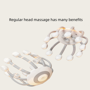 Masseur de tête CZFIT pour le bureau à domicile, détente des muscles de la tête pour soulager la fatigue, massage tactile vibrant pour améliorer le sommeil - Product Image 5
