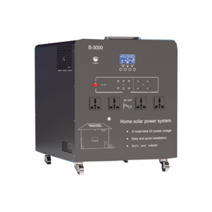 แหล่งจ่ายไฟพกพา 3000W 220V สำหรับใช้งานกลางแจ้ง พร้อมตัวควบคุม MPPT สำหรับการตั้งแคมป์ การขายของริมทาง และการใช้งานในกรณีฉุกเฉิน มาพร้อมแบตเตอรี่ภายนอก รุ่น B-3 - Product Image 1