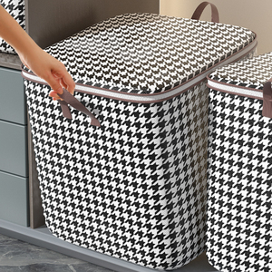 Kleideraufbewahrung Faltbare Deckenaufbewahrungstaschen Aufbewahrungsbehälter zur Organisation von Schlafzimmer-Kleiderschrank Kleidung Bettdecken - Product Image 1