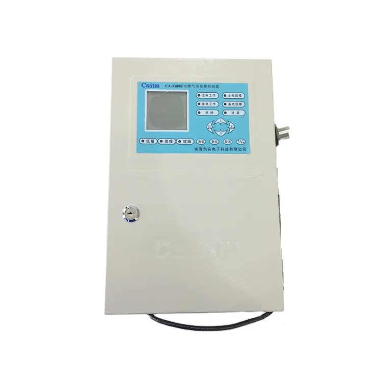 CAATM CA-2100E Wall-mounted 128 channels Bus Transmission LCD digital display gas alarm controller