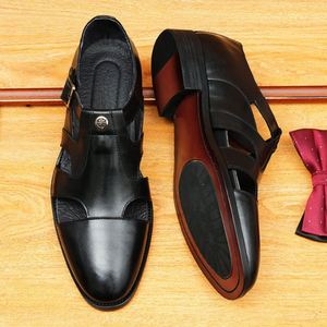 Calzado de Negocios de Alta Gama, Personalizado, Transpirable, Antideslizante, de Cuero Genuino, Cómodo, con Estampados Animales Otoñales - Product Image 5