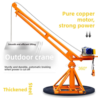Mini-treuil de construction 300 kg, équipement de levage Craneseton pour extérieur/intérieur, petite machine de levage de toiture