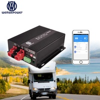 Chargeur de batterie intelligent portable DC-DC en aluminium pour véhicules, camping-cars et batteries au lithium LiFePO4, 14,6V, 14,7V, 12,6V, 60A