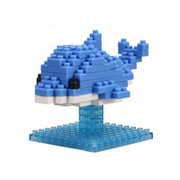 Microbloques de Animales 3D, Juguete Educativo de Ensamblaje de Animales Simulados, Microbloques, Adorno de Escritorio, Regalo, Venta al por Mayor Personalizada
