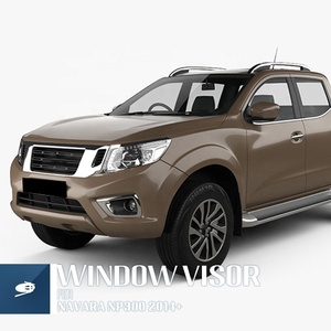 Pare-soleil pour Navara Np300 2015 — 2020, protection contre le soleil, visière contre la fumée foncée, Injection, <span class=keywords><strong>déflecteur</strong></span> <span class=keywords><strong>de</strong></span> fenêtre - Product Image 2
