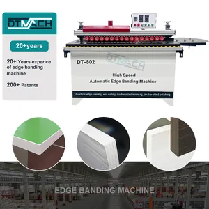 802 Woodworking Adhesive Edge Banding Machine Automatic PVC Edge Bander MDF Panel Furniture Wood Edge Banding Machine Price