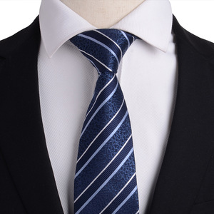 Vendita calda formale di affari di nozze 100% di <span class=keywords><strong>seta</strong></span> tinta unita a strisce cravatta da <span class=keywords><strong>uomo</strong></span> all'ingrosso - Product Image 4