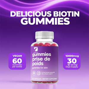Bonbons gélifiés personnalisés de haute qualité pour adultes : Vitamines, soutien au collagène et éclaircissement de la peau féminine - Product Image 5