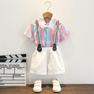 Set Completo da Bambino Stile Gentiluomo con Bretelle, Abito da Cerimonia per Bambini e Bambine, Ideale per Matrimoni - Vendita all'Ingrosso dalla Fabbrica JYS - Product Image 1