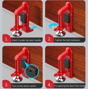 Nhà an ninh di động nhập báo động an ninh cá nhân chống trộm du lịch cửa dừng báo động Stopper với 80dB âm thanh - Product Image 4