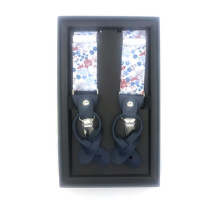 רב תכליתי 3 קליפס כתפיות מעור אמיתי בצורת Y-Back אלסטיות גמישות לגברים עם קופסת מתנה - Product Image 2