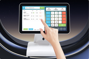 15.6 inch Windows7/10/Android 1366*768 N2840 2 + 32 gam Wifi nối tiếp duy nhất Màn hình kép POS All-in-One I7 - Product Image 3