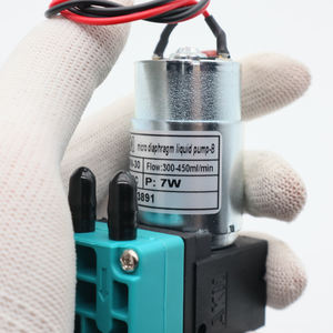 Bomba de tinta de microdiafragma original de 24V CC 7W 300-450 ml/min UV/acuosa/bomba de circulación de tinta solvente ecológica para impresora de inyección - Product Image 2