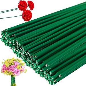 2mm Vert Fer Floral Tiges Fil Nouveauté Idées Cadeaux pour DIY Artisanat Bouquet Fait Main Emballage Fleuriste Fil Jouets Éducatifs pour - Product Image 1