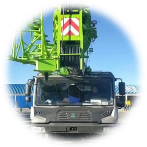 Gran oFerta De Camión grúa telescópica portátil, stock al por mayor, Zoomlion, 50 toneladas, precio barato, motor central, bomba, caja de cambios PLC - Product Image 1