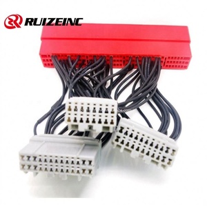 OBD2 OBD Удлинительный Кабельный разъем адаптер 3 к 1 штекеру OBD 2 Diagno Ecu джемпер жгут проводов - Product Image 2