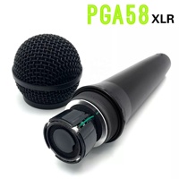 Microphone Vocal dynamique cardioïde PGA58-XLR avec câble 15 'XLR-XLR