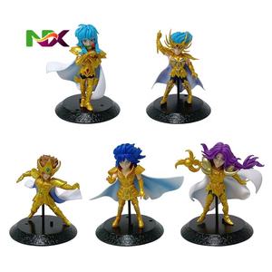 Saint Seiya Chibi, Juego de 5 Figuras de los Cinco Caballeros del Bronce: Pegaso, Fénix, Ikki, Virgo, Shaka, <span class=keywords><strong>Géminis</strong></span>, Saga, Saori Kido, Athena, Regalo - Product Image 2