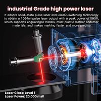 Penjualan terlaris 20W/30W/50W ukiran penggunaan rumah/industri Desktop kecil mesin ukir pendingin udara perhiasan pengukir logam Laser