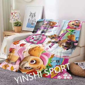 لا موك مخصصة أزياء لطيف الأميرة طفل الفتيات المطبوعة أفخم رمي بطانية غرفة نوم أريكة السفر صوف الفانيلا بطانية - Product Image 1