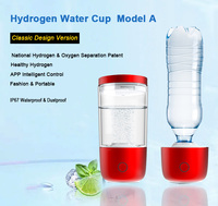 Generador de hidrógeno de 300ml, vaso de agua de estilo clásico, precio más barato, alta calidad, 1400mAh, novedad